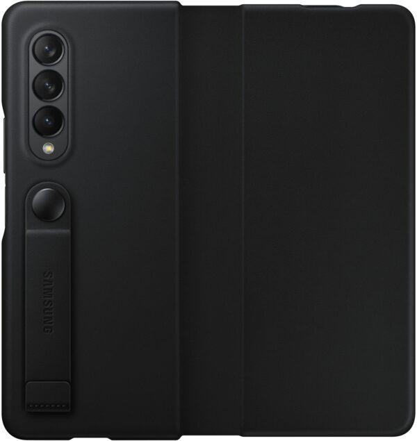 Samsung Ef-Ff926Lbegww Samsung Leather Flip Cover Galaxy Z Fold3 Black - Afbeelding 3