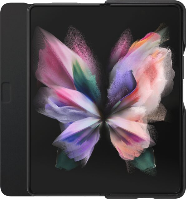 Samsung Ef-Ff926Lbegww Samsung Leather Flip Cover Galaxy Z Fold3 Black - Afbeelding 4