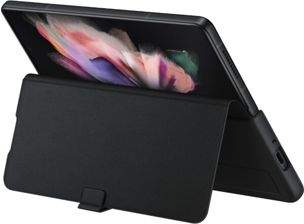 Samsung Ef-Ff926Lbegww Samsung Leather Flip Cover Galaxy Z Fold3 Black - Afbeelding 8