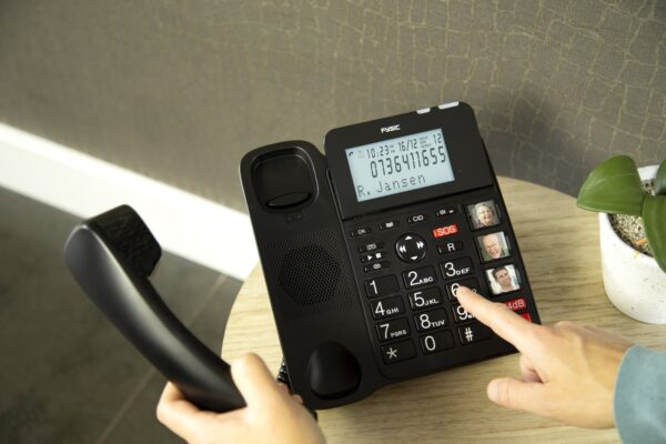 Fysic Fx-8025 Fysic Big Button Bureautelefoon + Antwoordapparaat + Dect Black - Afbeelding 13