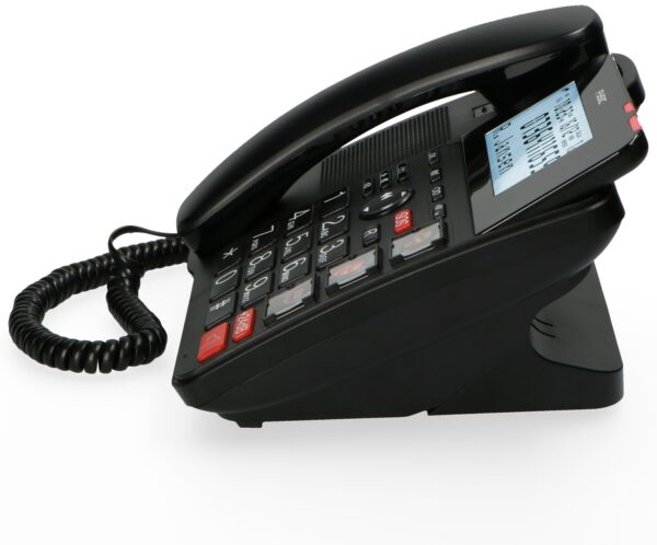 Fysic Fx-8025 Fysic Big Button Bureautelefoon + Antwoordapparaat + Dect Black - Afbeelding 4