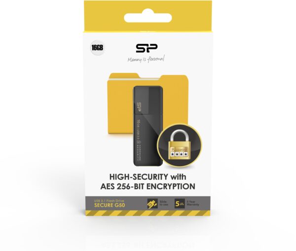 Silicon Power Secure G50 Usb Pendrive 16Gb Black - Afbeelding 6