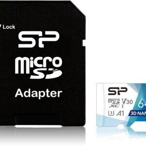 Silicon Power Superior Pro Micro Sdhc Incl. Sd Adapter 64Gb Uhs-1 U3 A1 V30 Class 10 Color