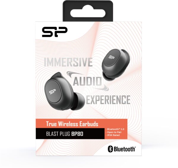 Silicon Power Bp80 Silicon Power Tws Bluetooth Stereo Earbuds Black - Afbeelding 6