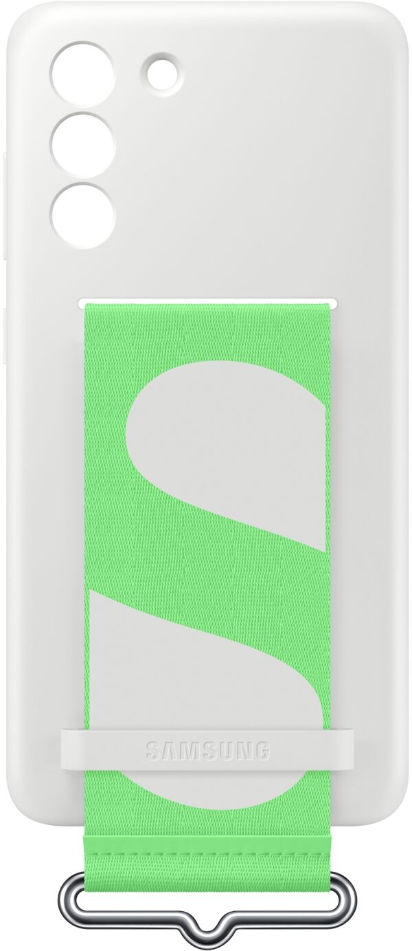 Samsung Ef-Gg990Twegww Samsung Silicone Cover With Strap Galaxy S21 Fe 5G White - Afbeelding 3