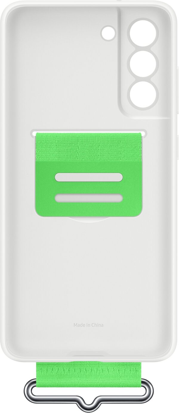 Samsung Ef-Gg990Twegww Samsung Silicone Cover With Strap Galaxy S21 Fe 5G White - Afbeelding 4
