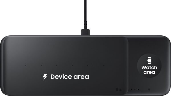 Samsung Ep-P6300Tbegeu Samsung Wireless Qi Trio Pad + Travel Adapter 9W Black - Afbeelding 9