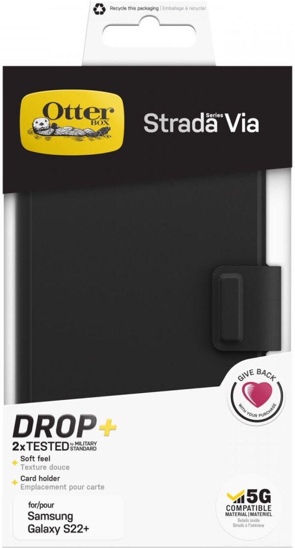 Otterbox Strada Via Samsung Galaxy S22+ 5G Black Night - Afbeelding 9