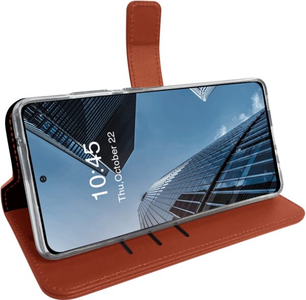 Valenta Book Case Gel Skin Samsung Galaxy S22+ 5G Brown - Afbeelding 7