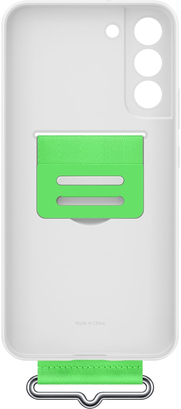 Samsung Ef-Gs906Twegww Samsung Silicone Cover With Strap Galaxy S22+ 5G White - Afbeelding 4