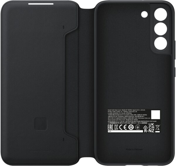Samsung Ef-Ns906Pbegww Samsung Led View Cover Galaxy S22+ 5G Black - Afbeelding 4