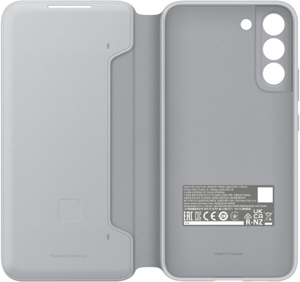 Samsung Ef-Ns906Pjegww Samsung Led View Cover Galaxy S22+ 5G Light Grey - Afbeelding 4