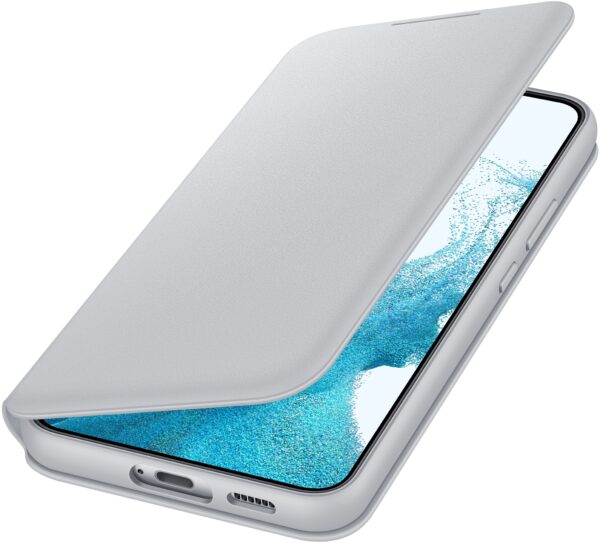 Samsung Ef-Ns906Pjegww Samsung Led View Cover Galaxy S22+ 5G Light Grey - Afbeelding 5