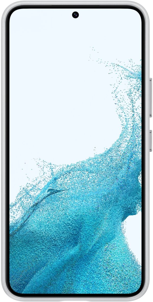 Samsung Ef-Vs901Ljegww Samsung Leather Cover Galaxy S22 5G Light Grey - Afbeelding 2