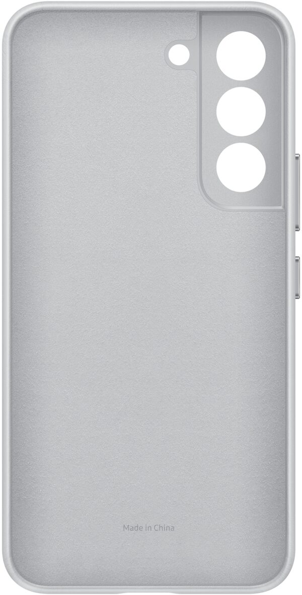 Samsung Ef-Vs901Ljegww Samsung Leather Cover Galaxy S22 5G Light Grey - Afbeelding 4