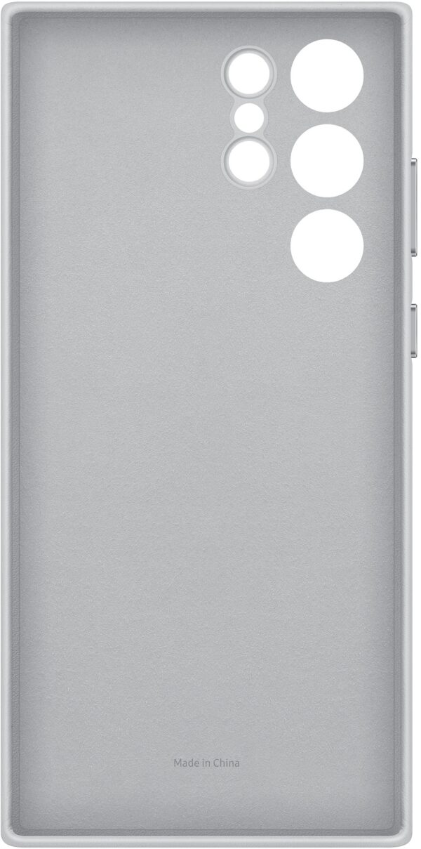 Samsung Ef-Vs908Ljegww Samsung Leather Cover Galaxy S22 Ultra 5G Light Grey - Afbeelding 4