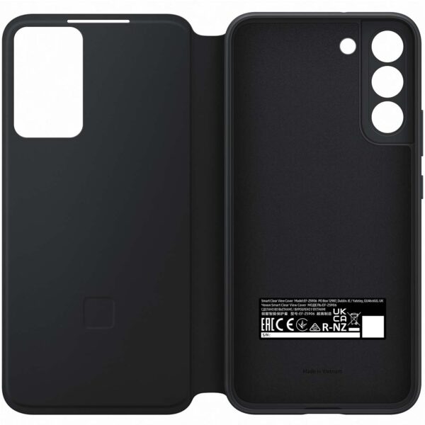 Samsung Ef-Zs906Cbegee Samsung Smart Clear View Cover Galaxy S22+ 5G Black - Afbeelding 4