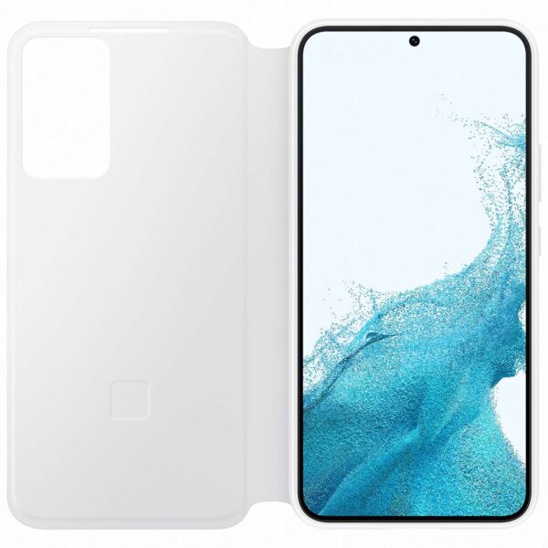 Samsung Ef-Zs906Cwegee Samsung Smart Clear View Cover Galaxy S22+ 5G White - Afbeelding 3