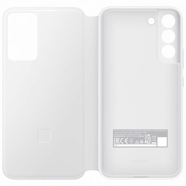 Samsung Ef-Zs906Cwegee Samsung Smart Clear View Cover Galaxy S22+ 5G White - Afbeelding 4
