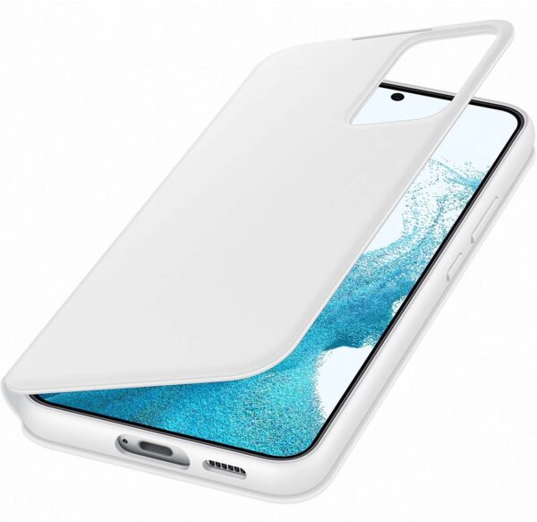 Samsung Ef-Zs906Cwegee Samsung Smart Clear View Cover Galaxy S22+ 5G White - Afbeelding 5