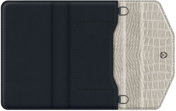 Valenta Clutch Croco Case Snap Universal Large Black - Afbeelding 6