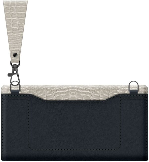 Valenta Clutch Croco Case Snap Universal Large Black - Afbeelding 8
