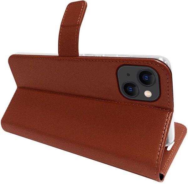 Valenta Book Case Gel Skin Apple Iphone 14 Plus Brown - Afbeelding 7