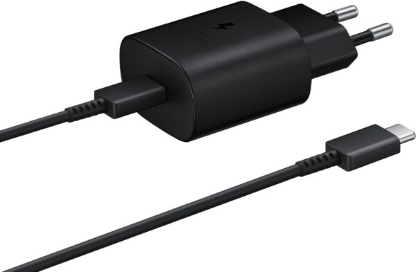 Samsung Ep-Ta800Xbegww Samsung Super Fast Pd Wall Charger Usb-C Incl. Usb-C Cable 25W Black Bulk