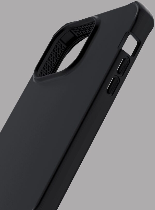 Itskins Level 2 Spectrumsolid_R For Apple Iphone 14 Pro Max Plain Black - Afbeelding 4