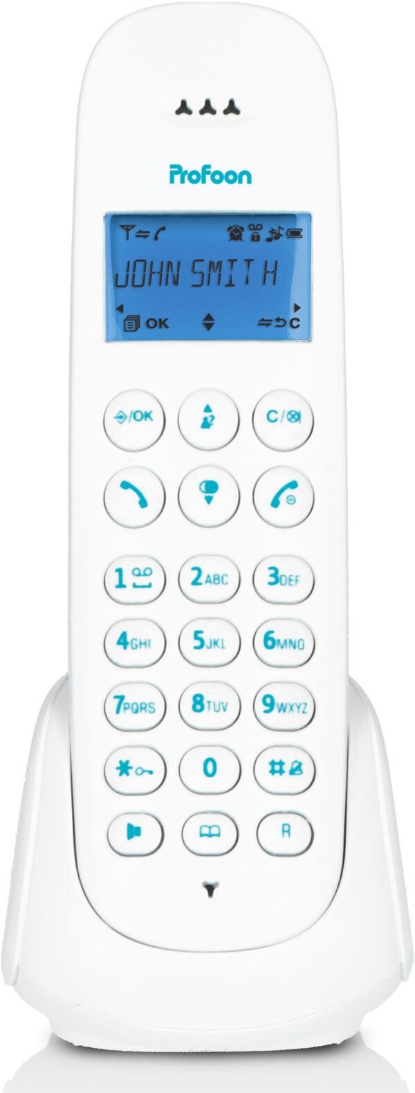 Profoon Pdx-300Bw Profoon Dect Telefoon White/Blue