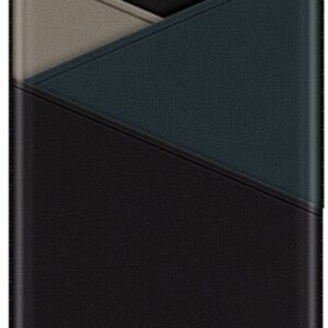 Valenta Card Case Plus Wallet Snap 2-In-1 Black