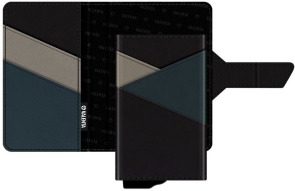 Valenta Card Case Plus Wallet Snap 2-In-1 Black - Afbeelding 4