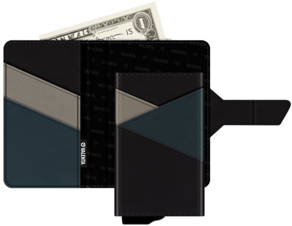 Valenta Card Case Plus Wallet Snap 2-In-1 Black - Afbeelding 5