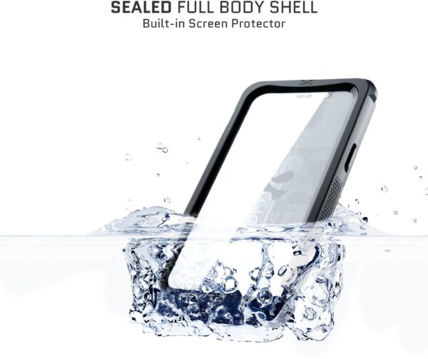 Ghostek Nautical Waterproof Magsafe Case + Belt Swivel Holster Apple Iphone 14 Plus Clear - Afbeelding 8