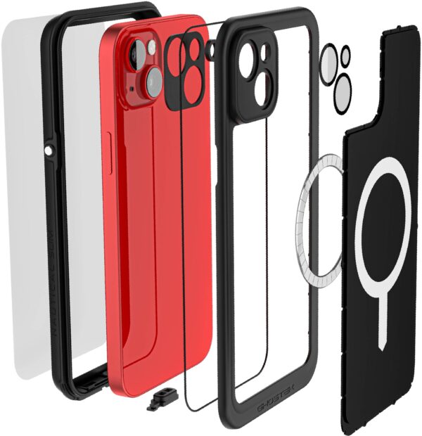 Ghostek Nautical Slim Waterproof Magsafe Case Apple Iphone 14 Plus Black - Afbeelding 11