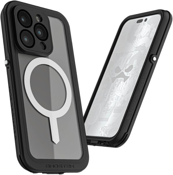 Ghostek Nautical Slim Waterproof Magsafe Case Apple Iphone 14 Pro Clear - Afbeelding 6
