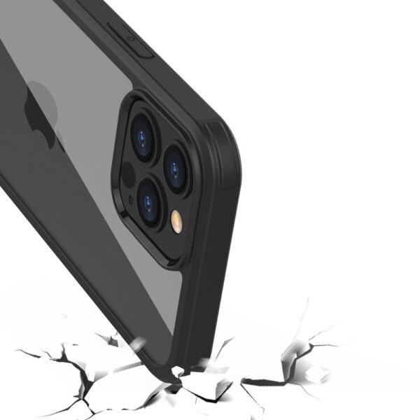 Valenta Tempered Glass Full Cover Bumper Case Apple Iphone 14 Pro Max Black - Afbeelding 5