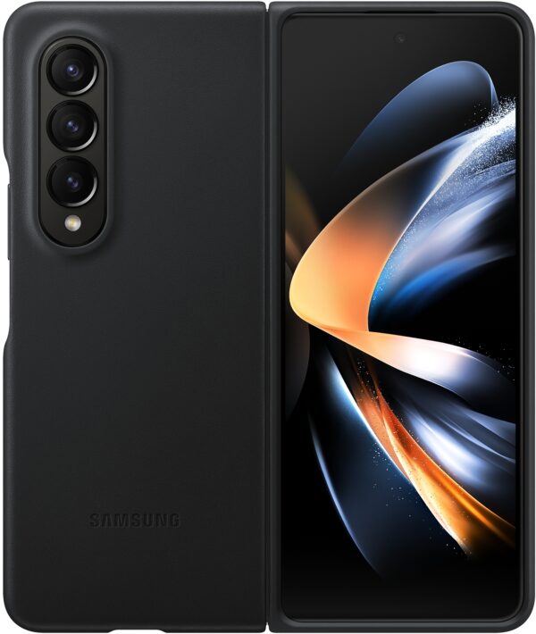 Samsung Ef-Vf936Lbegww Samsung Leather Cover Galaxy Z Fold4 Black