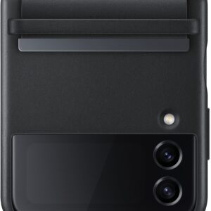 Samsung Ef-Vf721Lbegww Samsung Flap Leather Cover Galaxy Z Flip4 Black