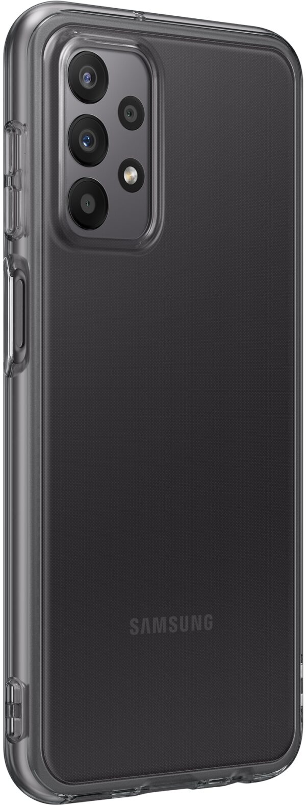 Samsung Ef-Qa235Tbegww Samsung Soft Clear Cover Galaxy A23 5G Black - Afbeelding 4