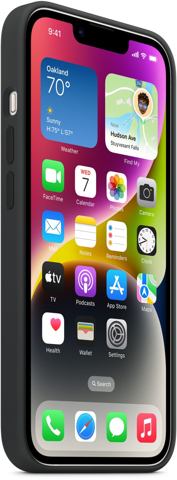 Apple Mpt33Zm/A Apple Silicone Case With Magsafe Iphone 14 Plus Midnight - Afbeelding 3