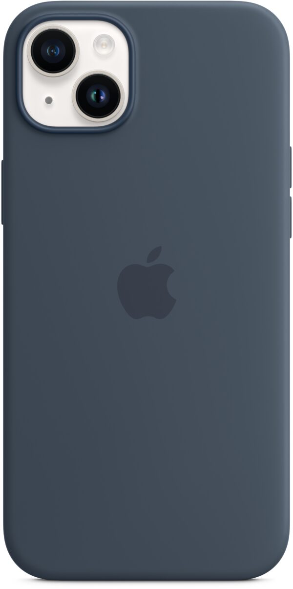 Apple Mpt53Zm/A Apple Silicone Case With Magsafe Iphone 14 Plus Storm Blue