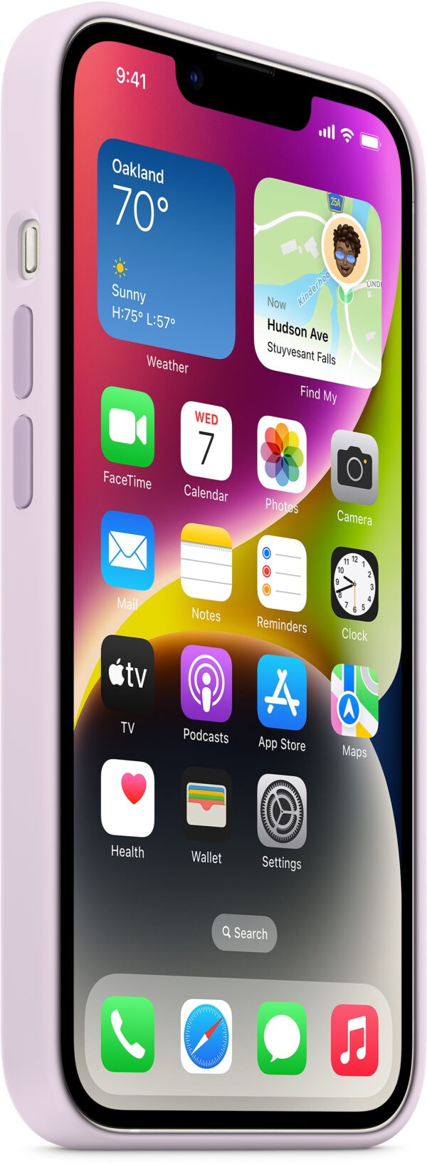 Apple Mpt83Zm/A Apple Silicone Case With Magsafe Iphone 14 Plus Lilac - Afbeelding 3
