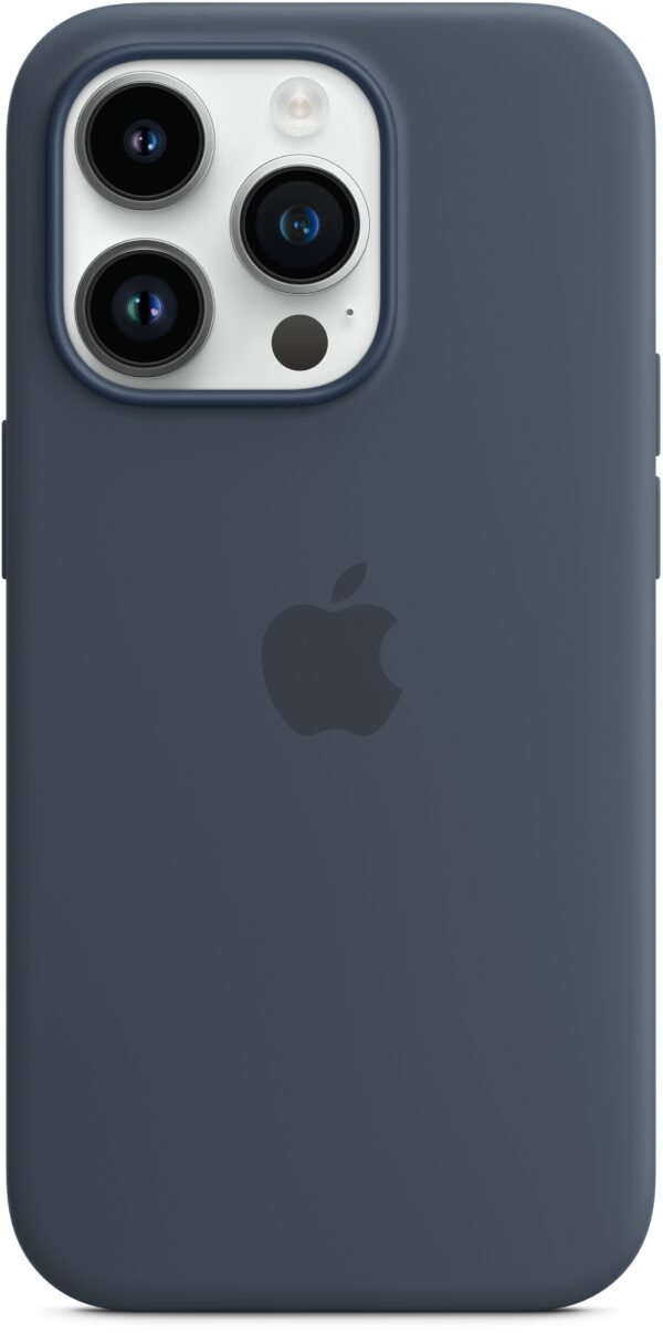 Apple Mptf3Zm/A Apple Silicone Case With Magsafe Iphone 14 Pro Storm Blue