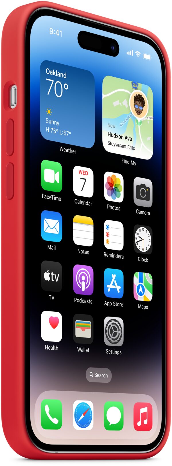 Apple Mptr3Zm/A Apple Silicone Case With Magsafe Iphone 14 Pro Max (Product) Red - Afbeelding 3