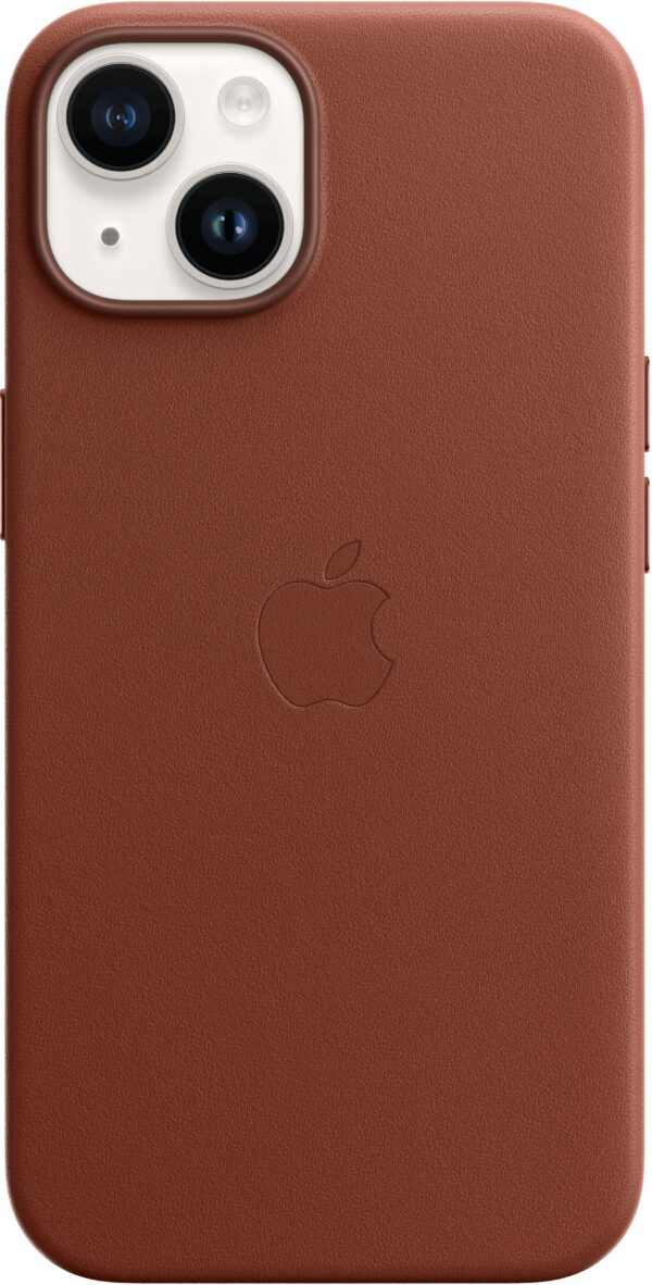 Apple Mpp73Zm/A Apple Leather Case With Magsafe Iphone 14 Umber