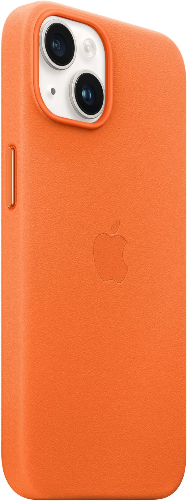 Apple Mpp83Zm/A Apple Leather Case With Magsafe Iphone 14 Orange - Afbeelding 2