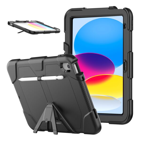 Xccess Survivor Essential Case Apple Ipad 10.9 (2022)/Ipad 11 (2025) Black - Afbeelding 5