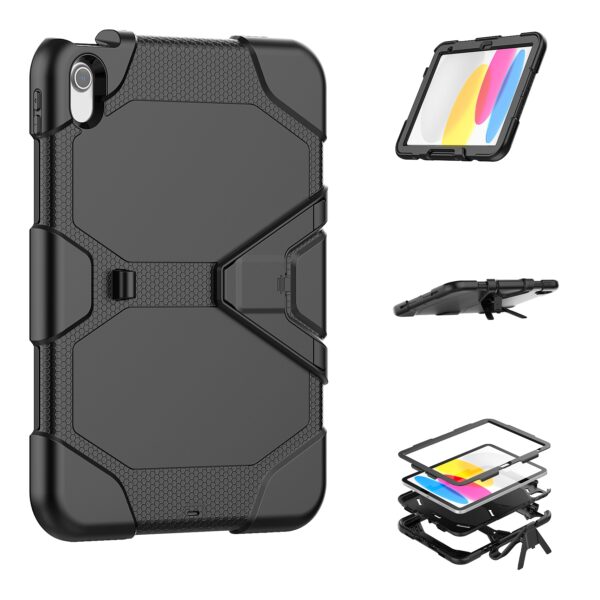 Xccess Survivor Essential Case Apple Ipad 10.9 (2022)/Ipad 11 (2025) Black - Afbeelding 6