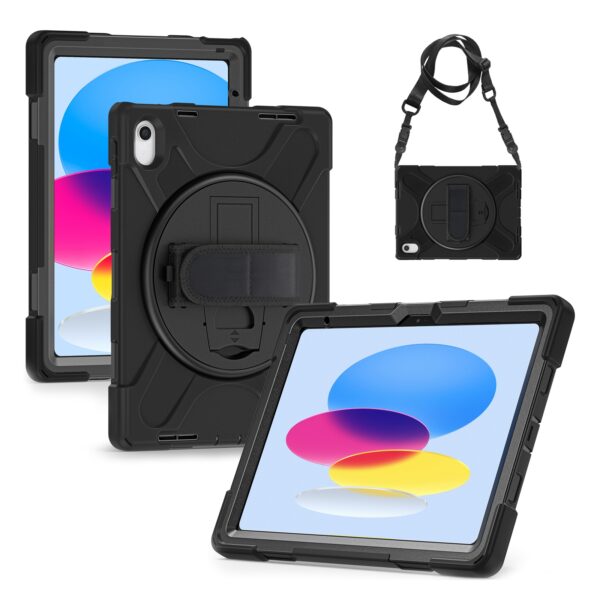 Xccess Survivor All-Round Case Apple Ipad 10.9 (2022)/Ipad 11 (2025) Black (Screenless) - Afbeelding 5